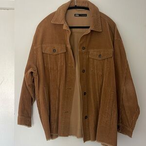 COPY - Zara corduroy shirt jacket